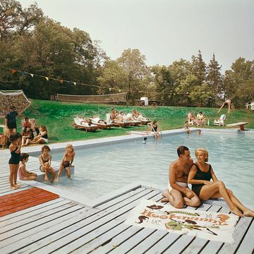 Poolside at Belvedere Manor